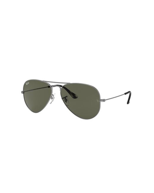 Ray-Ban Metallic Rb3025 Classic Aviator Sunglasses