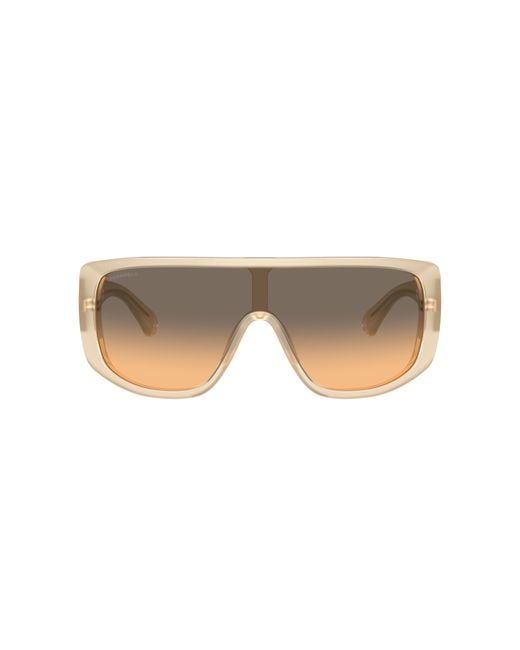 Sunglass Shield Sunglasses CH5495 Chanel en coloris Black