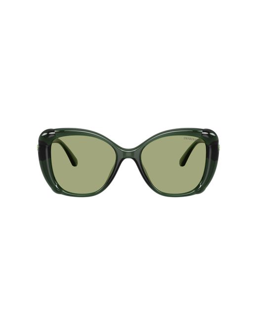 Swarovski Green Sunglass Sk6051u