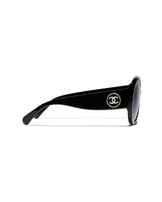 Chanel Black Sunglasses Ch5508a