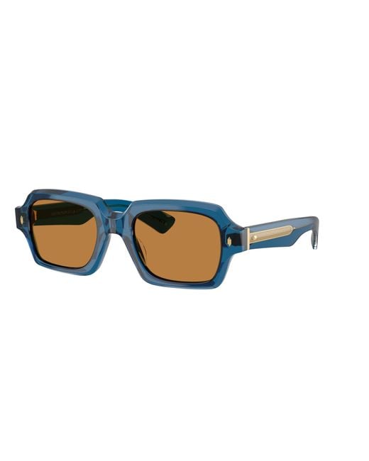 Oliver Peoples Black Sunglass Ov5539su Devaney 18k