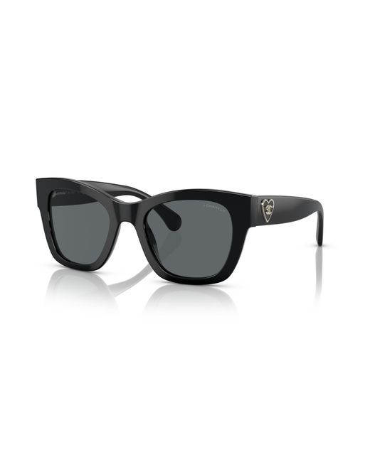 Chanel Black Sunglass Square Sunglasses Ch5478a