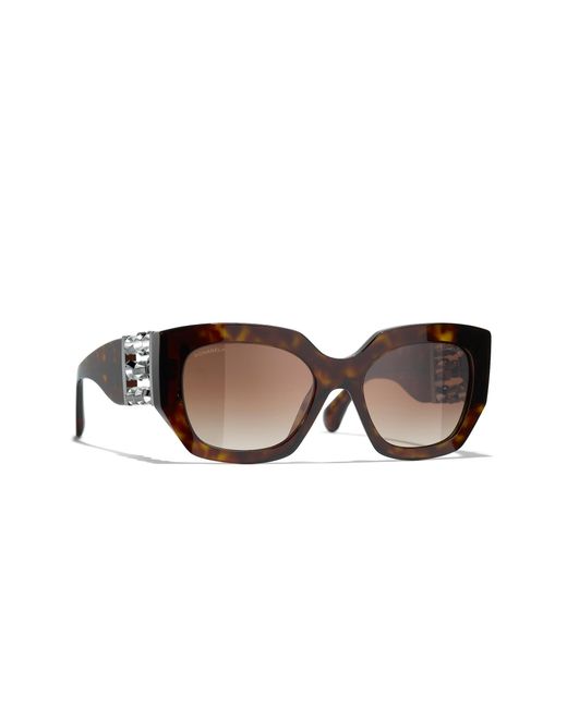 Chanel Black Sunglass Cat Eye Sunglasses Ch5545