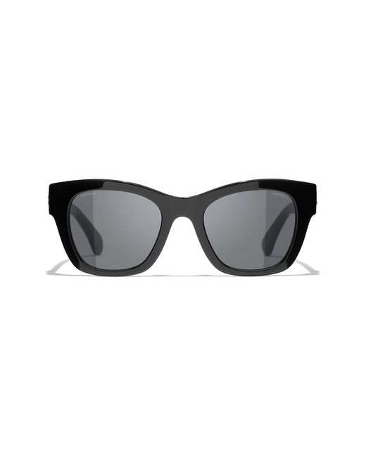 Chanel Black Sunglass Square Sunglasses Ch5478