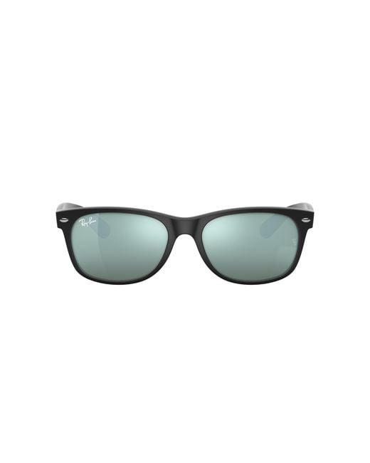 Ray-Ban Green Rb2132 New Wayfarer Square Sunglasses