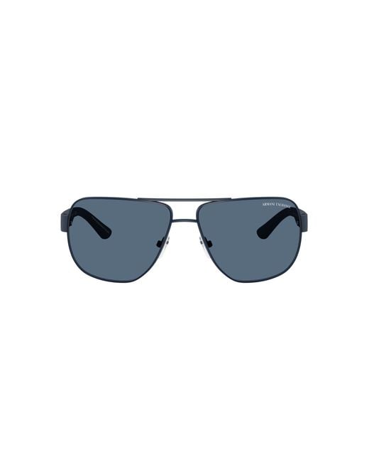 ARMANI EXCHANGE Black Sunglass Ax2012s for men