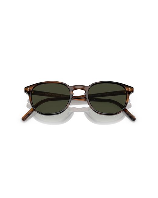 Oliver Peoples Black Sunglass Ov5219s Fairmont Sun for men