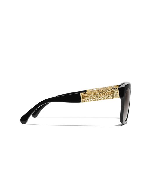 Chanel Black Sunglass Ch5533 Square Sunglasses Ch5533