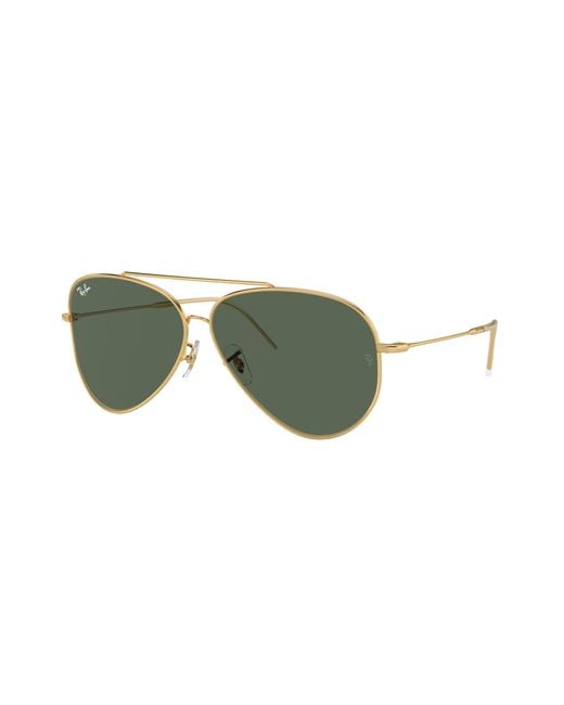 Ray-Ban Green Rbr0101s Aviator Reverse Sunglasses