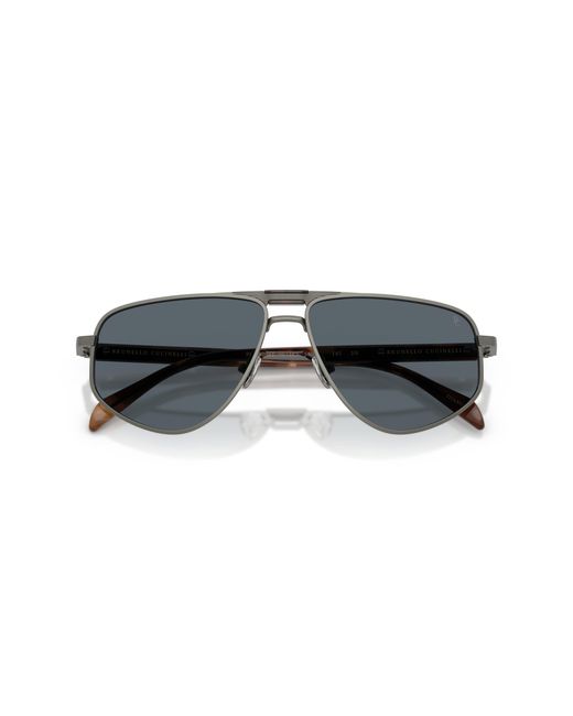Brunello Cucinelli Black Sunglass Bc2020st Dike for men