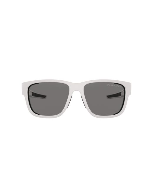 Prada Linea Rossa Black Sunglass Ps 01xs for men