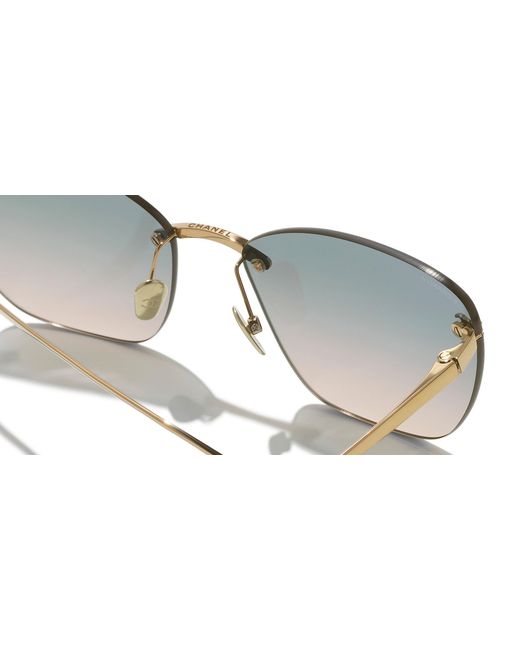 Chanel Black Sunglass Cat Eye Sunglasses Ch4286t