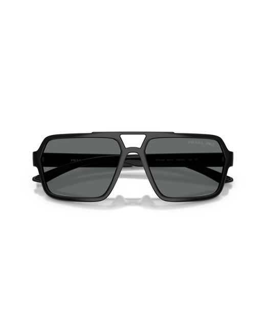 Prada Linea Rossa Black Sunglass Ps 01xs for men