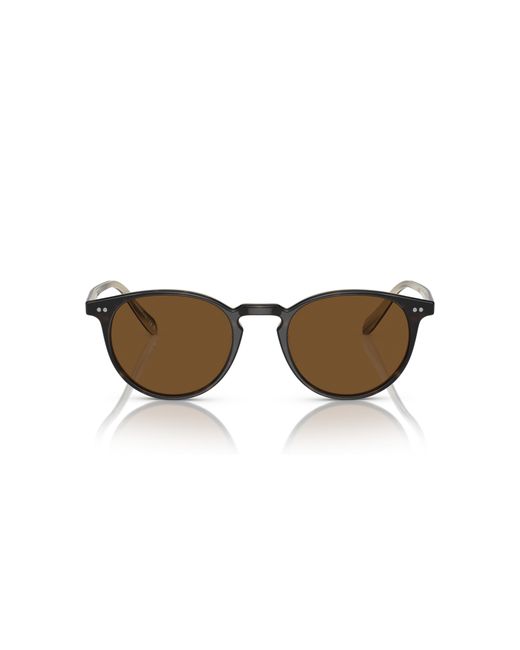 Oliver Peoples Black Sunglass Ov5004su Riley Sun