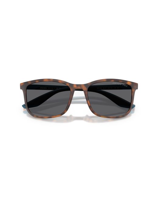 Prada Linea Rossa Black Sunglass Ps A08s for men