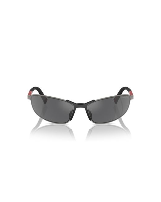 Prada Linea Rossa Black Sunglass Ps 01us Active for men