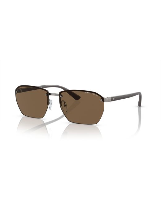 ARMANI EXCHANGE Black Sunglass Ax2048s for men