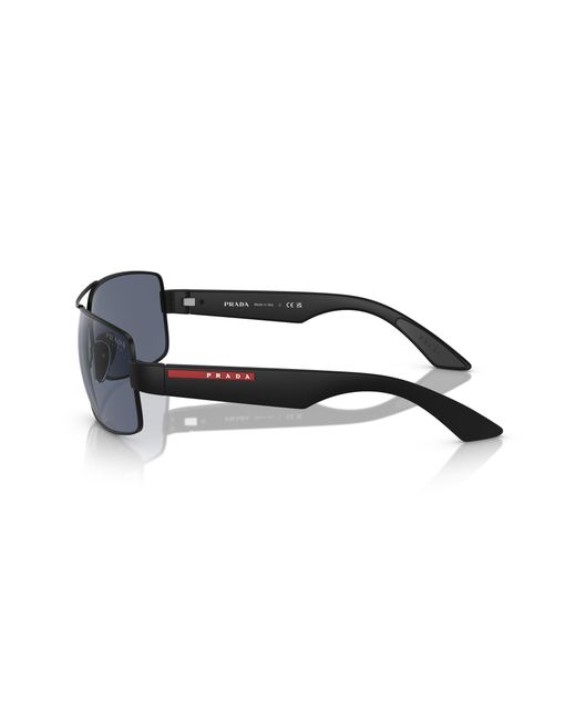 Prada Linea Rossa Black Sunglass Ps 01us Active for men