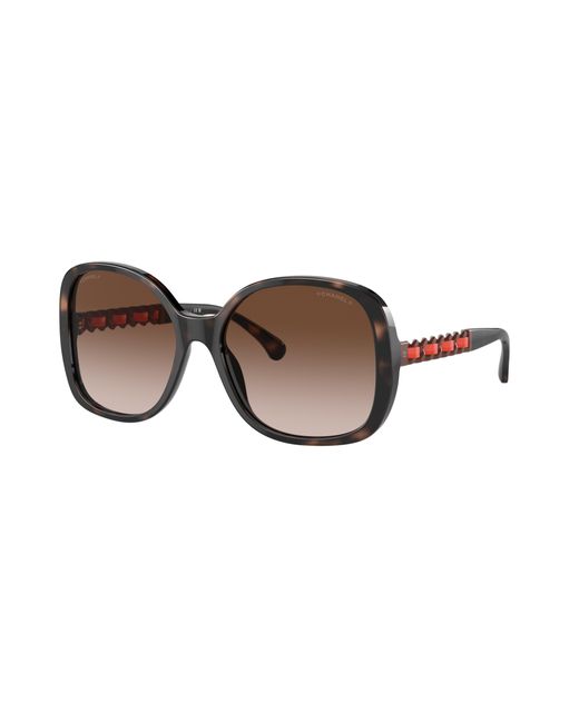 Chanel Black Sunglass Square Sunglasses CH5470Q