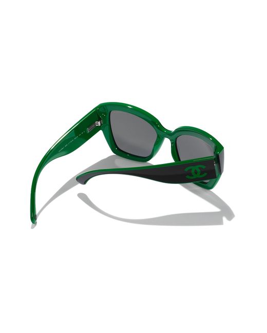 Chanel Black Sunglass Butterfly Sunglasses Ch6058
