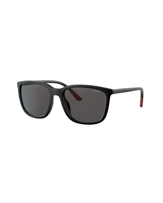 Polo Ralph Lauren Black Sunglass Ph4185u for men