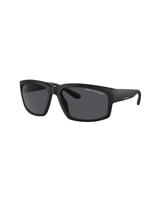 ARMANI EXCHANGE Black Sunglass Ax4142su for men