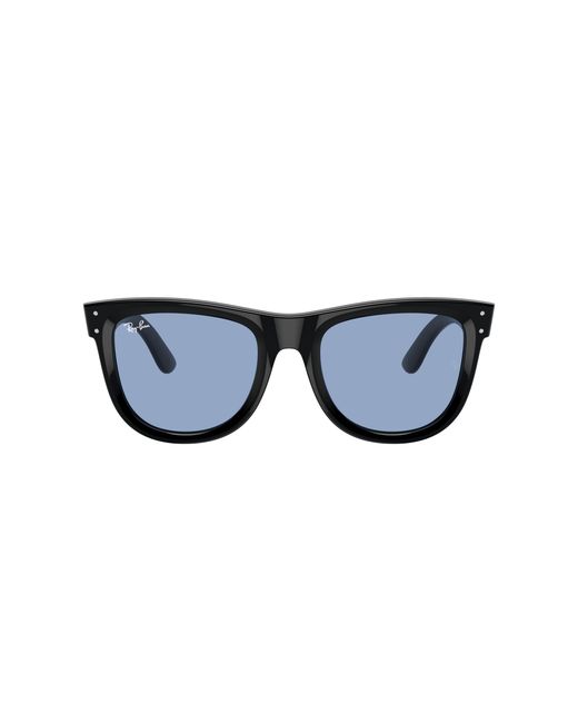 Ray-Ban Rbr0502s Wayfarer Omgekeerde Vierkante Zonnebril in het Black