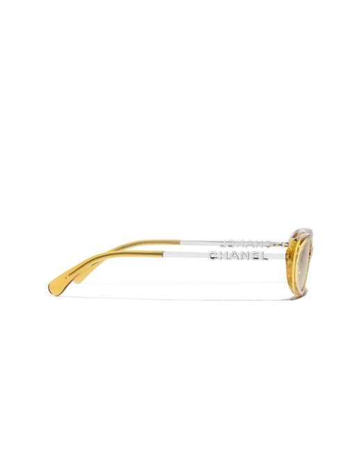Chanel Black Sunglass Oval Sunglasses Ch5565 Ch5565