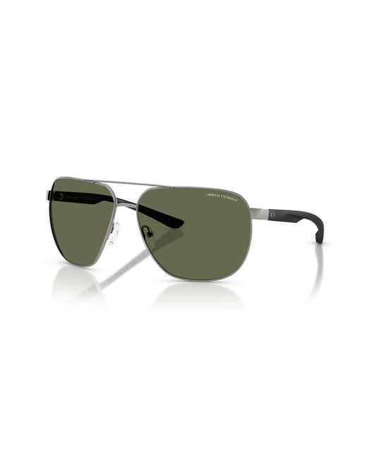 ARMANI EXCHANGE Green Sunglass Ax2047s for men