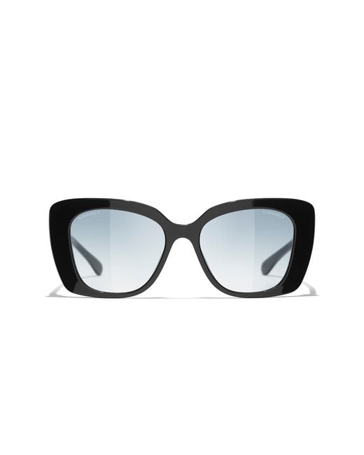 Chanel Black Sunglass Square Sunglasses Ch5422b
