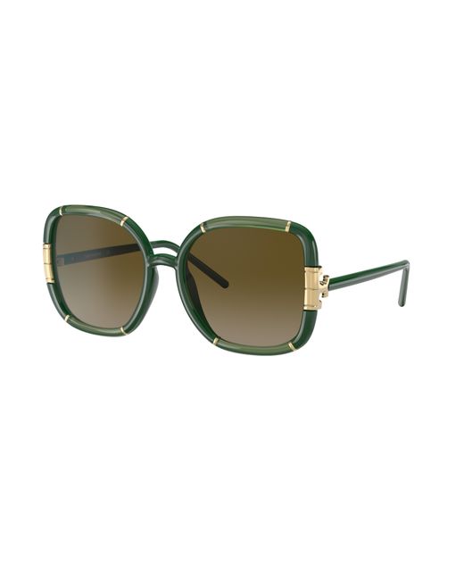 Tory Burch Green Sunglasses, Ty9071u