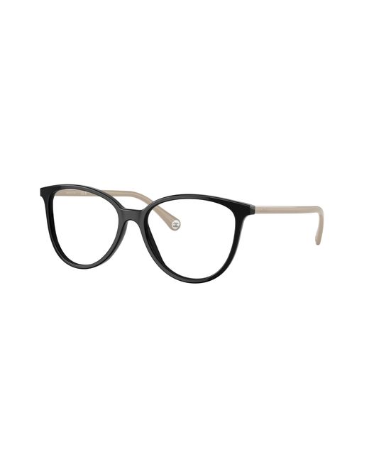 Chanel Black Sunglass Butterfly Eyeglasses Ch3446