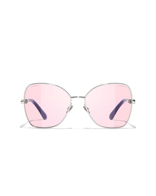 Chanel Black Sunglass Butterfly Sunglasses Ch4283
