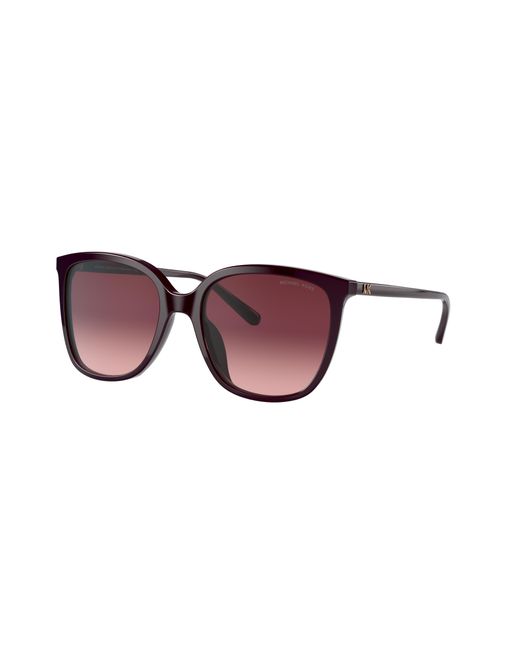 Michael Kors Purple Mk2137u 33448h 57mm Cordovan / Cordovan Gradient Square Sunglasses For + Free Complimentary Eyewear Kit