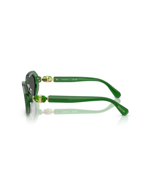 Swarovski Green Sunglass Sk6028