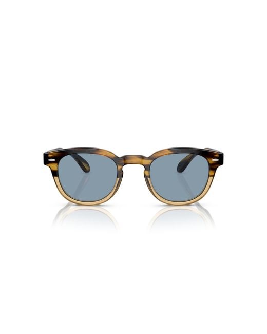 Oliver Peoples Black Sunglass Ov5036s Sheldrake Sun for men