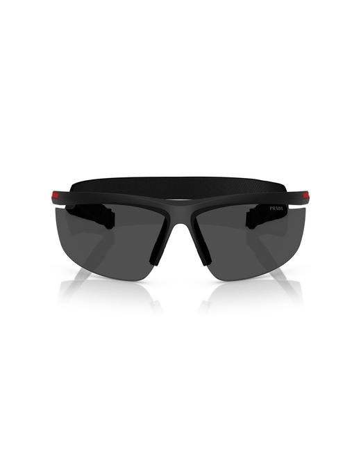 Prada Linea Rossa Black Sunglass Ps A02s for men