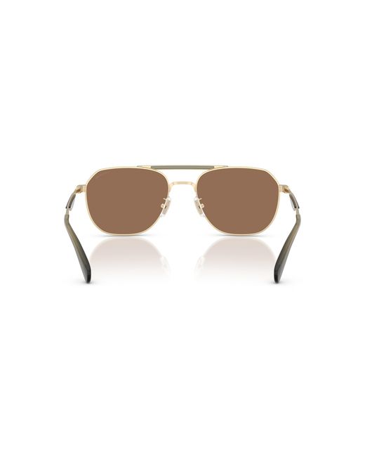COACH Black Hc7178 Aviator Sunglasses for men