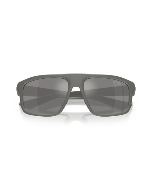 Prada Linea Rossa Black Sunglass Ps B02s for men