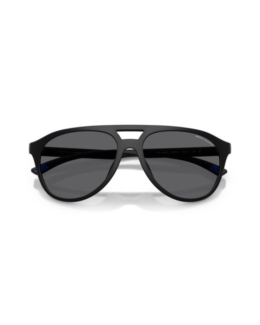 ARMANI EXCHANGE Black Sunglass Ax4156su for men