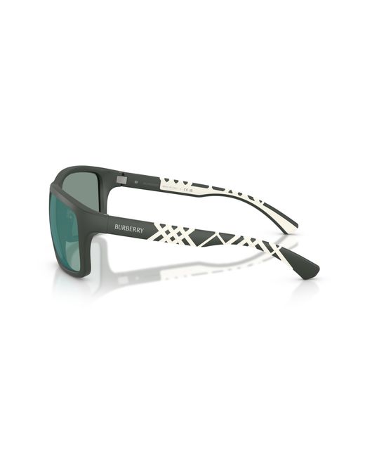 Burberry Green Sunglass Be4483 for men
