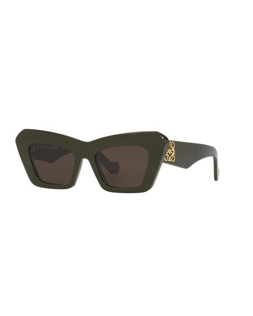 Loewe Black Sunglass Anagram Lw40036i