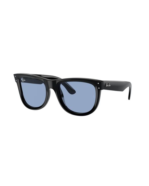 Ray-Ban Rbr0502s Wayfarer Omgekeerde Vierkante Zonnebril in het Black