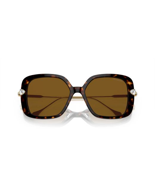 Swarovski Black Sunglass Sk6011f