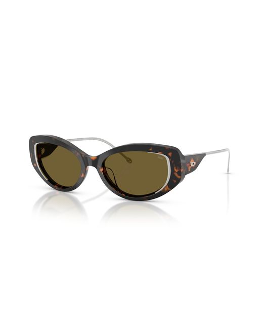 DIESEL Black Sunglass Dl2001mu
