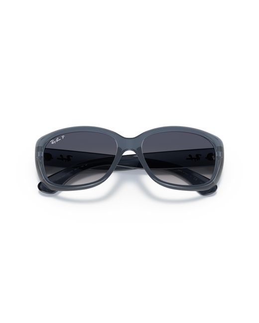 Ray-Ban Black Sunglass Rb4101 Jackie Ohh Transparent