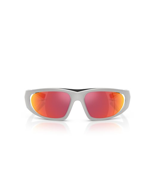 Prada Linea Rossa Black Sunglass Ps 01us Active for men