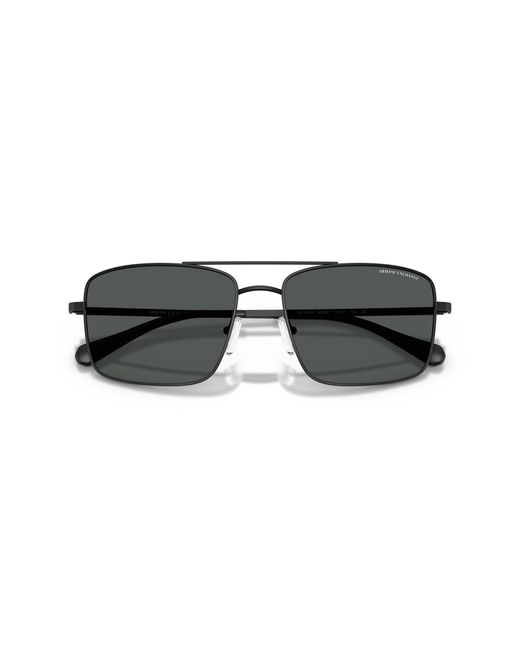 ARMANI EXCHANGE Black Sunglass Ax2054s for men