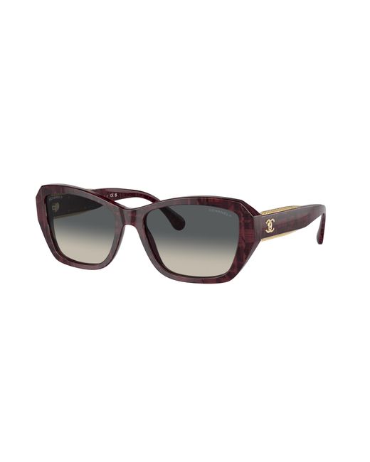 Chanel Black Sunglass Butterfly Sunglasses Ch5516