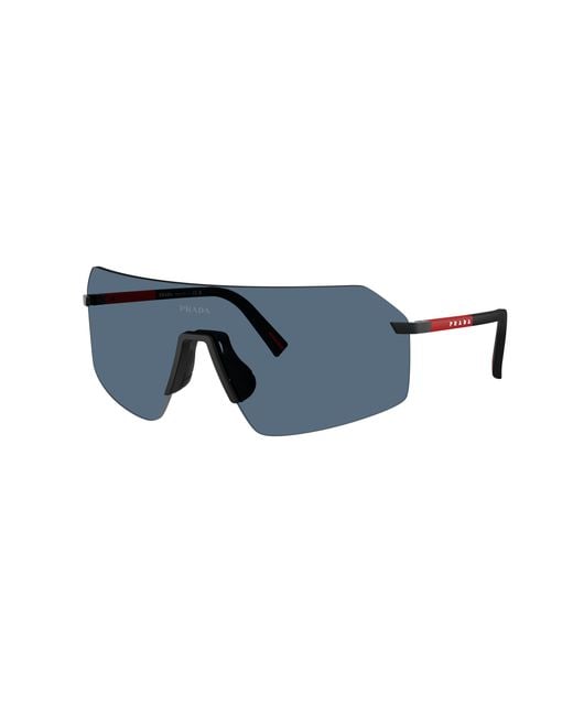 Prada Linea Rossa Black Sunglass Ps B50s for men